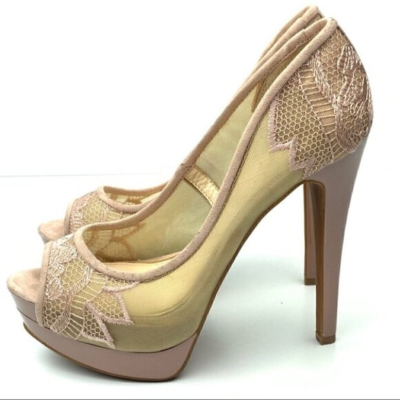 Jessica Simpson heels size 5.5 35.5 Saidey pink - Picture 5 of 11